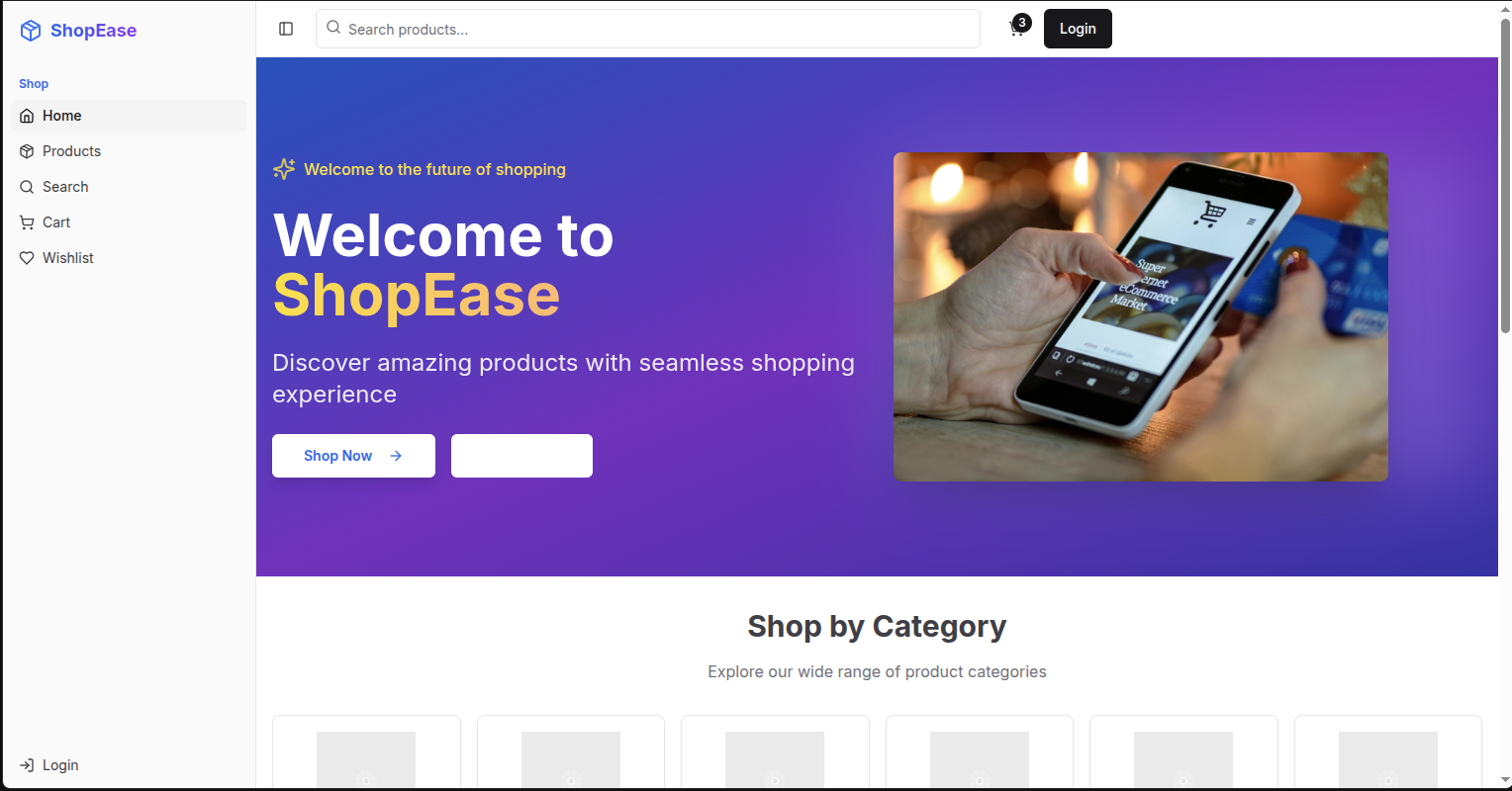 ShopEase - E-commerce Platform